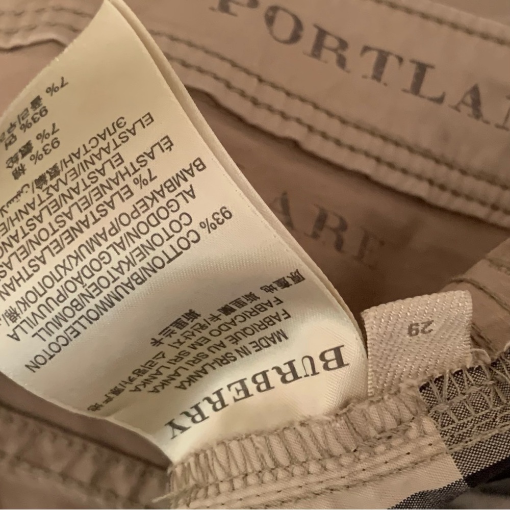 Burberry • 29 • Portland Khaki Tan Wide Leg Flare Trouser Pants - Picture 4 of 4